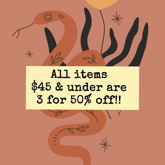 All items $45 & under are 3 for 50% off! - Picture 8 of 8